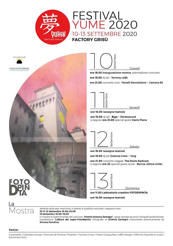 Locandina Festival Yume 2020