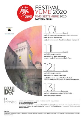 Locandina Festival Yume 2020