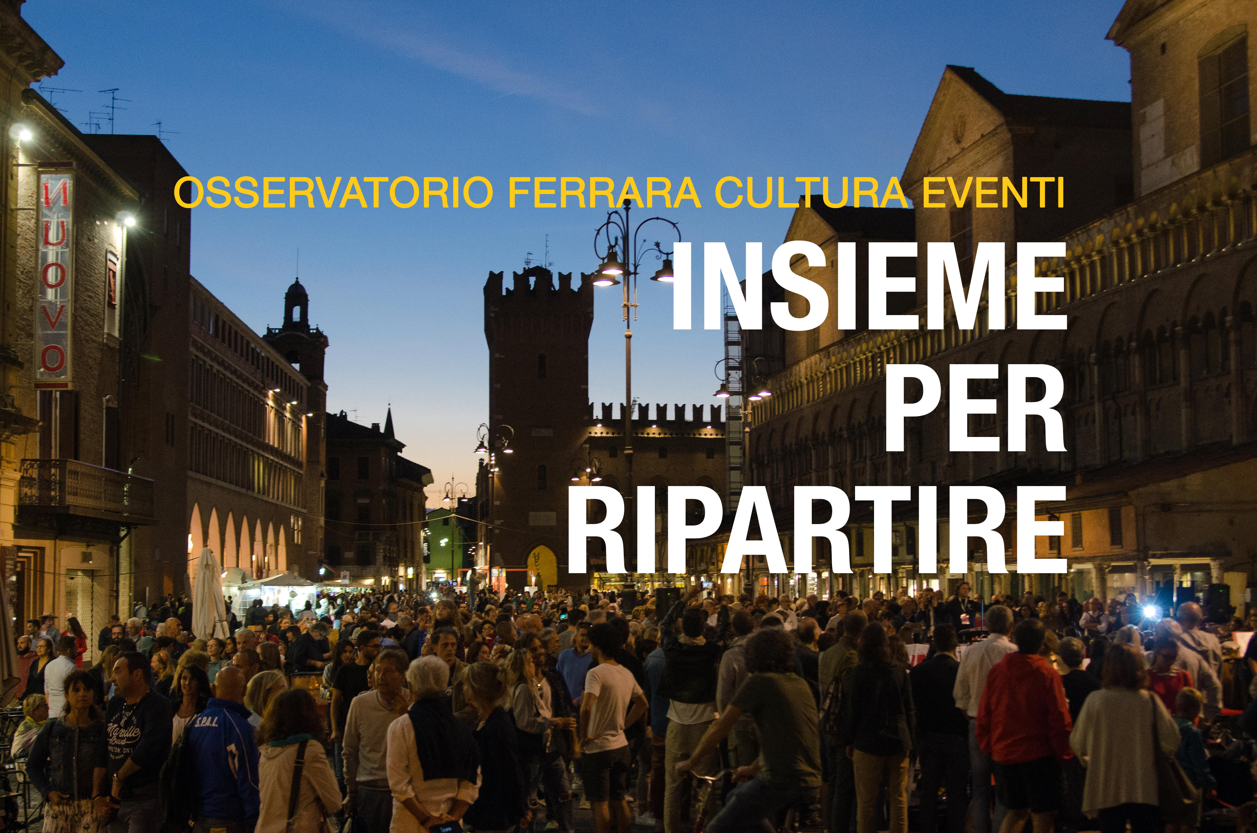 CFR entra nell’OSSERVATORIO FERRARA CULTURA EVENTI - Insieme per ripartire